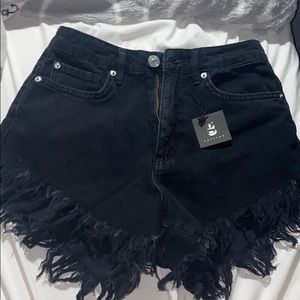 Garage Cheeky Festival Denim Shorts